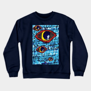 Federico Garcia Lorca - Moon-Eyes Crewneck Sweatshirt